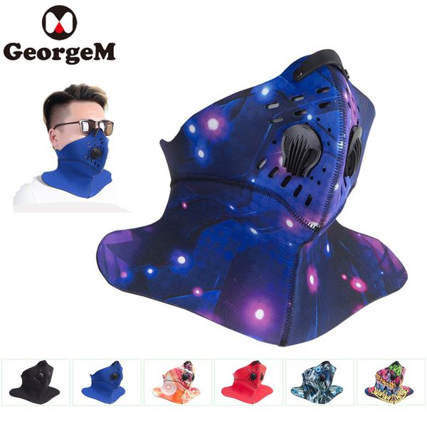 2018 georgem new bicycle stylish cycling face mask men women windproof dustproof bicycle pm2.5 filter riding bike run ski hiking, Black
2018 georgem new bicycle stylish cycling face mask men women windproof dustproof bicycle pm2.5 filter riding bike run ski hiking, Black