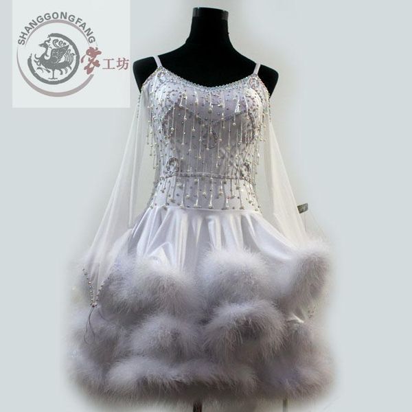 new style latin dance costume beads feather latin dance dress for women competition dresses s-4xl, Black;red
new style latin dance costume beads feather latin dance dress for women competition dresses s-4xl, Black;red