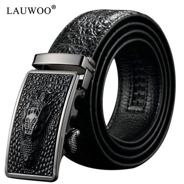 lauwoo 100% cow leather men's crocodile pattern belt quality crocodile head automatic buckle belt 7 styles to choose from, Black;brown
lauwoo 100% cow leather men's crocodile pattern belt quality crocodile head automatic buckle belt 7 styles to choose from, Black;brown