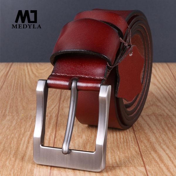 medyla men's leather belt casual jeans belt retro leather pin buckle support dropshipping, Black;brown
medyla men's leather belt casual jeans belt retro leather pin buckle support dropshipping, Black;brown