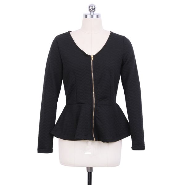 Standard Women Spring Autumn White Female Coats Cotton Casual Denim Jackets Zipper Long Sleeves Ruffled Hem Stretchy Outerwear
Standard Women Spring Autumn White Female Coats Cotton Casual Denim Jackets Zipper Long Sleeves Ruffled Hem Stretchy Outerwear