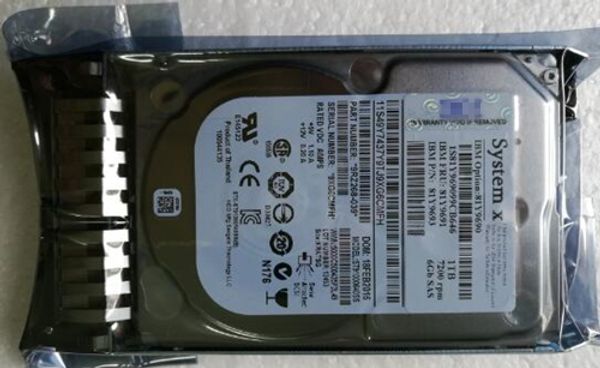 1tb 7.2k sas 2.5" server hard drives fru 81y9690 81y9691
1tb 7.2k sas 2.5" server hard drives fru 81y9690 81y9691