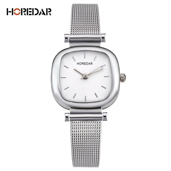 horedar elegant stainless steel mesh band women watches simple square bracelet watch female gift wristwatch relojes feminino, Slivery;brown
horedar elegant stainless steel mesh band women watches simple square bracelet watch female gift wristwatch relojes feminino, Slivery;brown