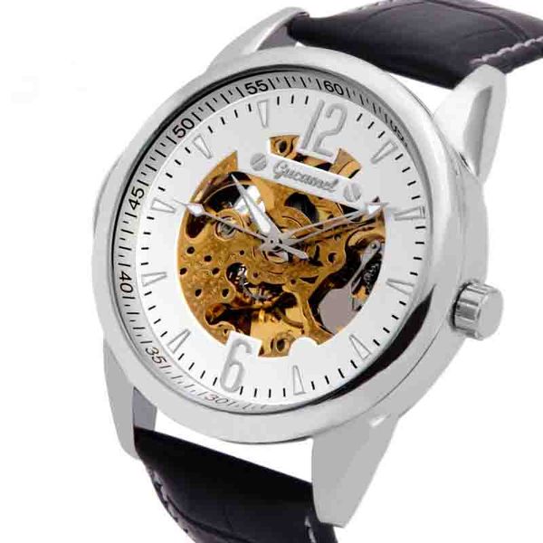 wengle new gucamel flywheel men simple hollow transparent commerce gift casual dress luxury belt mechanical watches, Slivery;brown
wengle new gucamel flywheel men simple hollow transparent commerce gift casual dress luxury belt mechanical watches, Slivery;brown