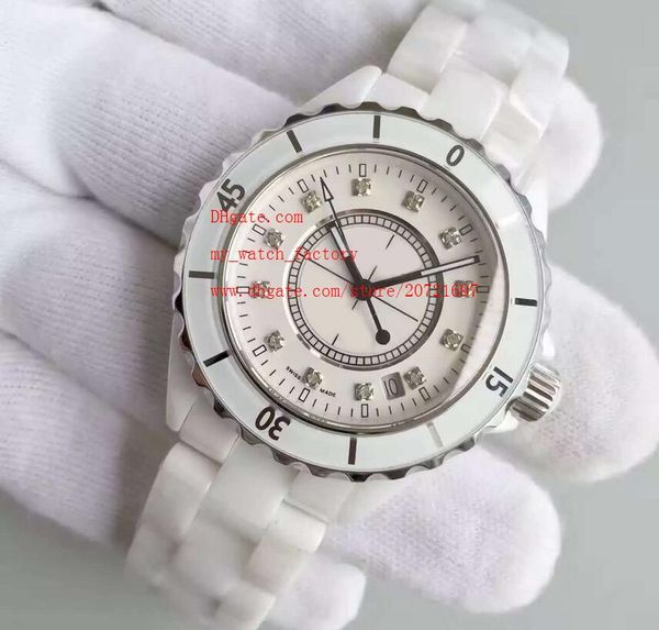 factory supplier luxury wristwatches ceramic 38mm white dial diamond automatic mechanical date mens womens wrist watch watches, Slivery;brown
factory supplier luxury wristwatches ceramic 38mm white dial diamond automatic mechanical date mens womens wrist watch watches, Slivery;brown