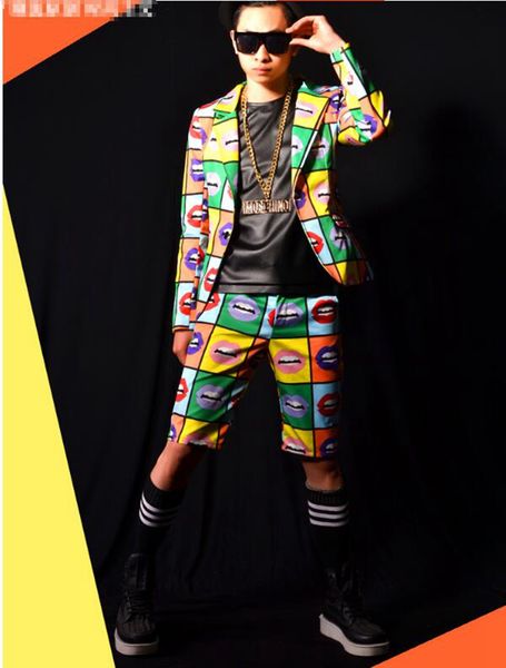 man han edition of the new boutique personality anchor bar singer stage costumes dance clothing design wind coat lips m - 2 xl, Black;red
man han edition of the new boutique personality anchor bar singer stage costumes dance clothing design wind coat lips m - 2 xl, Black;red