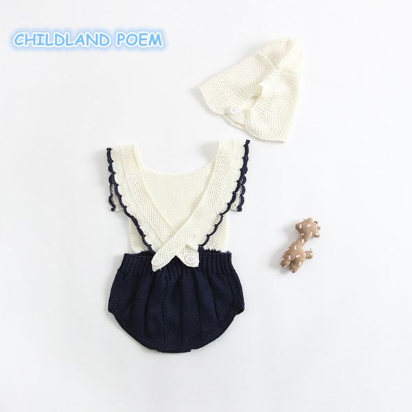 baby girls rompers lovely newborn baby clothes ruffle knitted romper sleeveless cotton boy clothes jumpsuit, Blue
baby girls rompers lovely newborn baby clothes ruffle knitted romper sleeveless cotton boy clothes jumpsuit, Blue