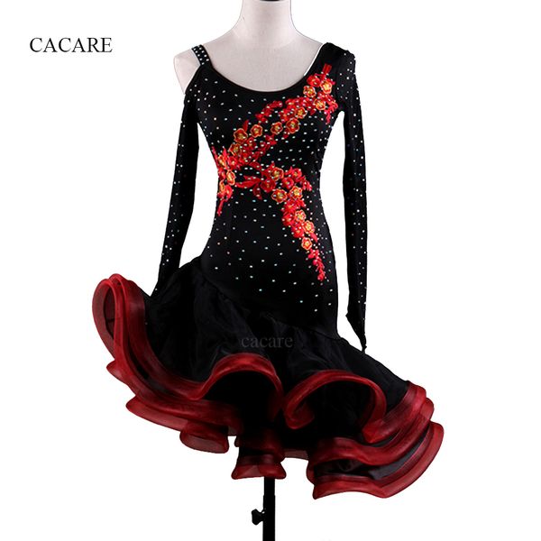 salsa dance dress latin dance dress women samba flapper d0234- 3 colors patchwork cloth with fluffy sheer hem long sleeve, Black;red
salsa dance dress latin dance dress women samba flapper d0234- 3 colors patchwork cloth with fluffy sheer hem long sleeve, Black;red