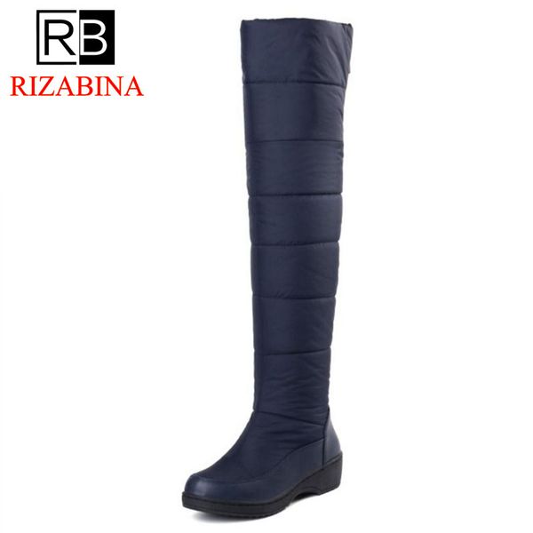 rizabina size 35-44 women winter flats boots warm plush fur shoes woman concise thigh high boots zipper round toe footwear, Black
rizabina size 35-44 women winter flats boots warm plush fur shoes woman concise thigh high boots zipper round toe footwear, Black