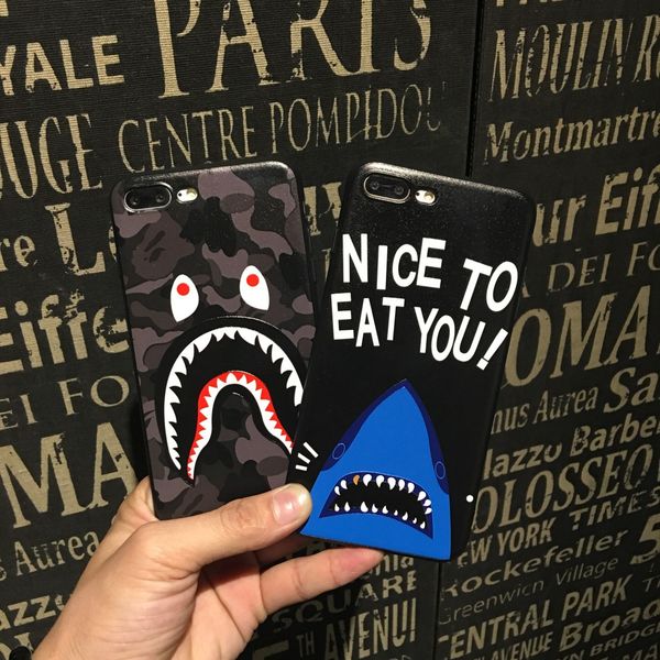 wholesale designer phone case shark cartoon print for iphone x 6/6s 6plus/6s plus 7/8 7plus/8plus fashion brand phone case protection
wholesale designer phone case shark cartoon print for iphone x 6/6s 6plus/6s plus 7/8 7plus/8plus fashion brand phone case protection