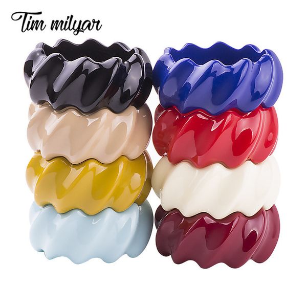 tim milyar wave round resin bangles jewelry evening party solid bangle for women pulseiras gifts 8 colors wholesale tmb133, Black
tim milyar wave round resin bangles jewelry evening party solid bangle for women pulseiras gifts 8 colors wholesale tmb133, Black