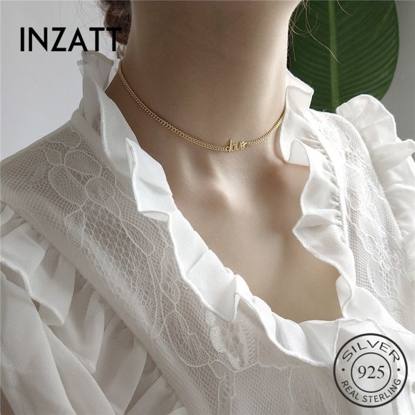 inzatt 2018 real 925 sterling silver letter love choker necklace for women engagement party fine jewelry elegant accessories
inzatt 2018 real 925 sterling silver letter love choker necklace for women engagement party fine jewelry elegant accessories