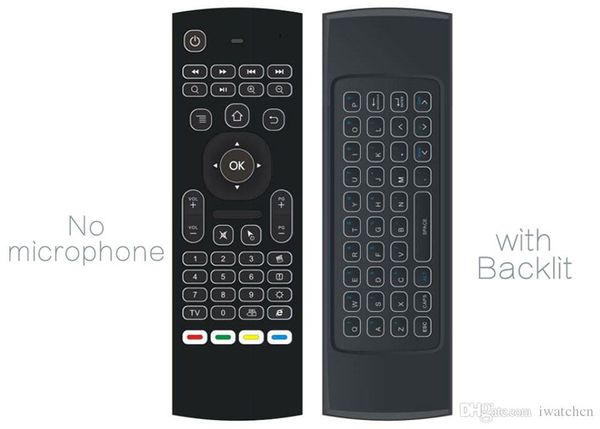 10pcs mx3 x8 t3 backlit without microphone mini 2.4ghz wireless gyroscope keyboard air mouse remote g-sensor for android tv box pc dongle
10pcs mx3 x8 t3 backlit without microphone mini 2.4ghz wireless gyroscope keyboard air mouse remote g-sensor for android tv box pc dongle