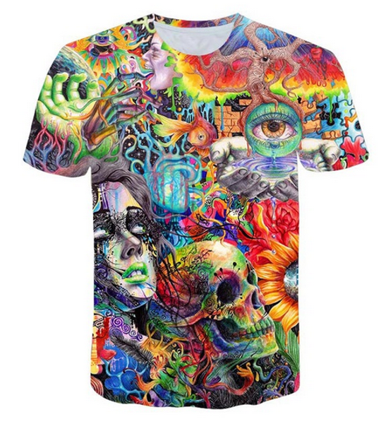 fashion mens/womans skull summer style funny 3d print casual t-shirt plus size zgx015, White;black
fashion mens/womans skull summer style funny 3d print casual t-shirt plus size zgx015, White;black