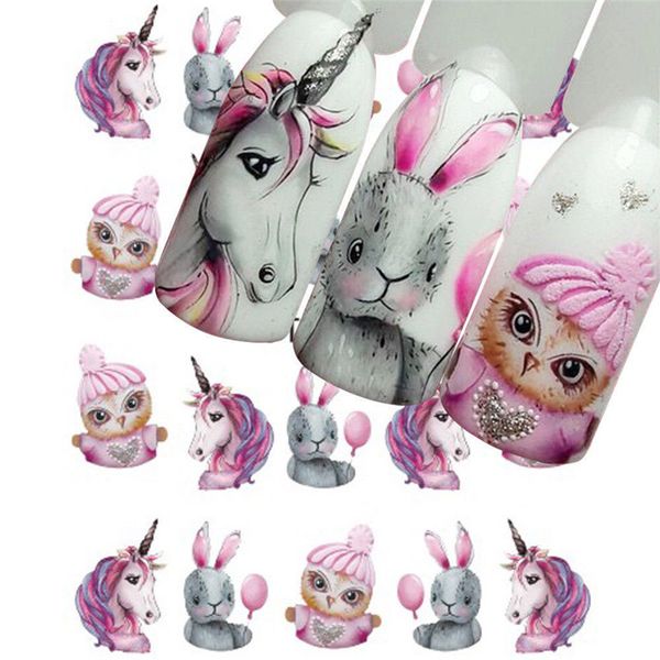 nail sticker art decoration unicorn rainbow transfer adhesive water decal manicure lacquer accessoires polish foil, Black
nail sticker art decoration unicorn rainbow transfer adhesive water decal manicure lacquer accessoires polish foil, Black