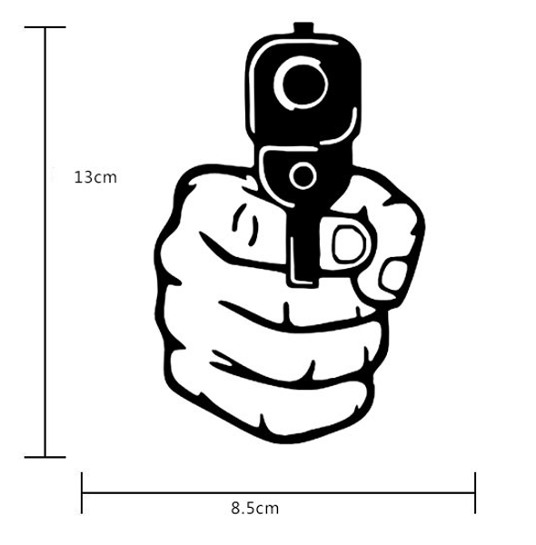 50pcs reflective sheeting hand pistol sticker handgun car stickers waterproof pull flowers modified stickers fashion by post
50pcs reflective sheeting hand pistol sticker handgun car stickers waterproof pull flowers modified stickers fashion by post