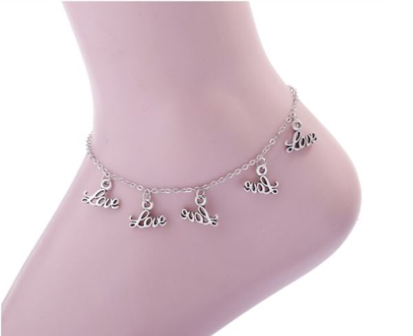 fashion love charm anklet silver tone ankle chain yoga dancing ankle bracelets, Golden;silver
fashion love charm anklet silver tone ankle chain yoga dancing ankle bracelets, Golden;silver