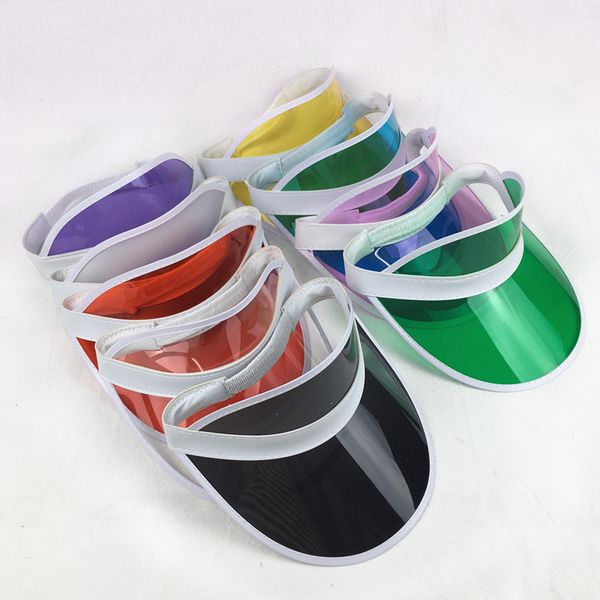 summer sports cap uv protection solid color empty beach hat cap outdoor activities transparent plastic sunshade sports hat, Black;white
summer sports cap uv protection solid color empty beach hat cap outdoor activities transparent plastic sunshade sports hat, Black;white