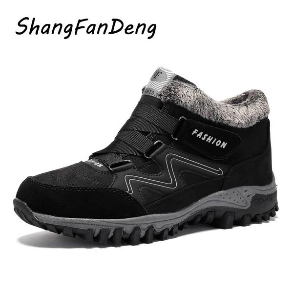 shangfandeng outdoor winter ankle warm fur snow boots for women men boots men work shoes motorcycle, Black
shangfandeng outdoor winter ankle warm fur snow boots for women men boots men work shoes motorcycle, Black