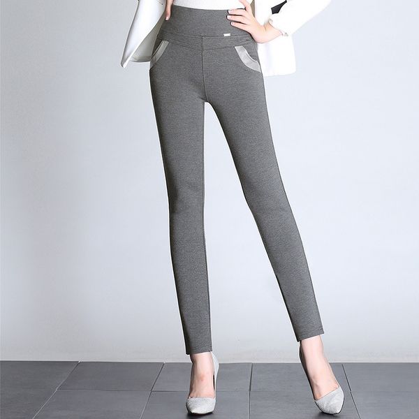 spring autumn women's high waist pants plus size 5xl 6xl casual stretch trousers female slim fit office pencil pants, Black;white
spring autumn women's high waist pants plus size 5xl 6xl casual stretch trousers female slim fit office pencil pants, Black;white