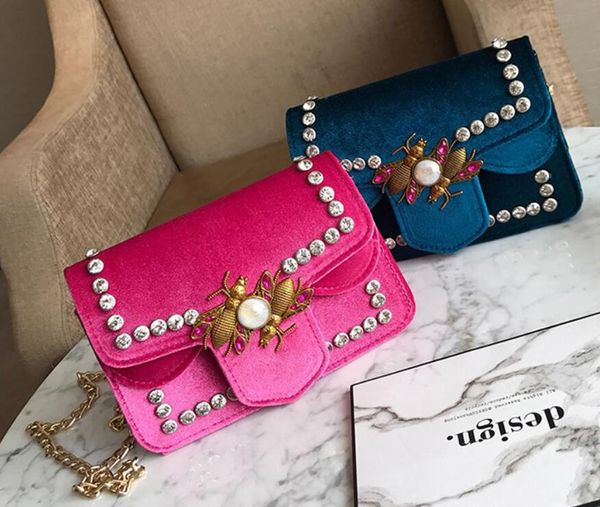 bags handbag leather new arrival Korean fashion velvet Rhinestone bee designer chain bag cross body
bags handbag leather new arrival Korean fashion velvet Rhinestone bee designer chain bag cross body