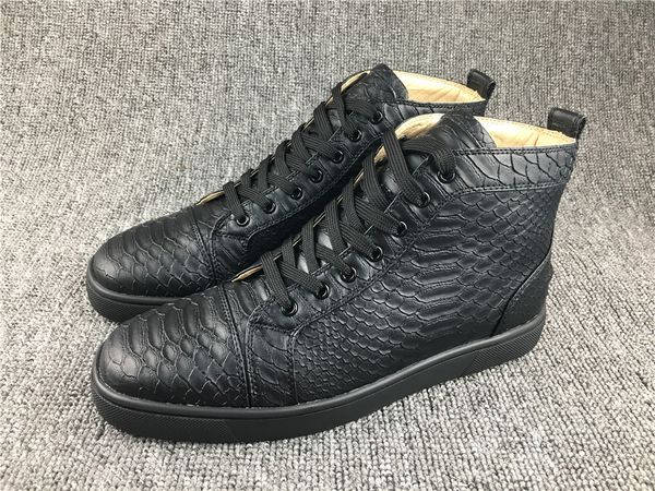 Size 35 46 men black nake kin without pike high red bottom ca ual hoe women outdoor neaker de ign new winter flat hoe
Size 35 46 men black nake kin without pike high red bottom ca ual hoe women outdoor neaker de ign new winter flat hoe