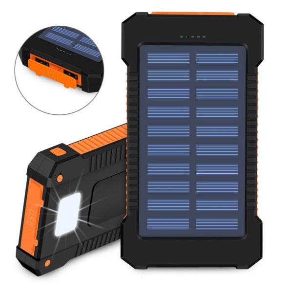 external portable solar power bank dual usb power bank with led light 3000-10000mah waterproof power bank bateria charger for univeresal sm
external portable solar power bank dual usb power bank with led light 3000-10000mah waterproof power bank bateria charger for univeresal sm