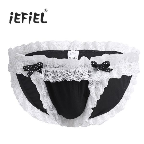 iefiel новый мужской белье сисси горничная цветочные кружева мягкие бикини трусы нижнее белье трусы сексуальный гей мужской бандаж трусики, Black;white
iefiel новый мужской белье сисси горничная цветочные кружева мягкие бикини трусы нижнее белье трусы сексуальный гей мужской бандаж трусики, Black;white