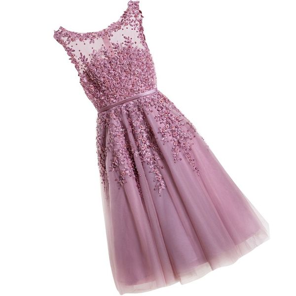 new 2021 short prom dresses blush pink round neck sleeveless a line appliques lace pearl beaded knee length formal evening gowns, Black
new 2021 short prom dresses blush pink round neck sleeveless a line appliques lace pearl beaded knee length formal evening gowns, Black