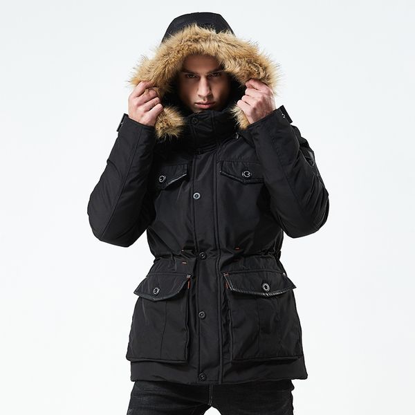 oversize padded parka long winter jacket men warm thick cotton mens parka fur hood casual coat multi-pocket clothing 3xl, Black
oversize padded parka long winter jacket men warm thick cotton mens parka fur hood casual coat multi-pocket clothing 3xl, Black