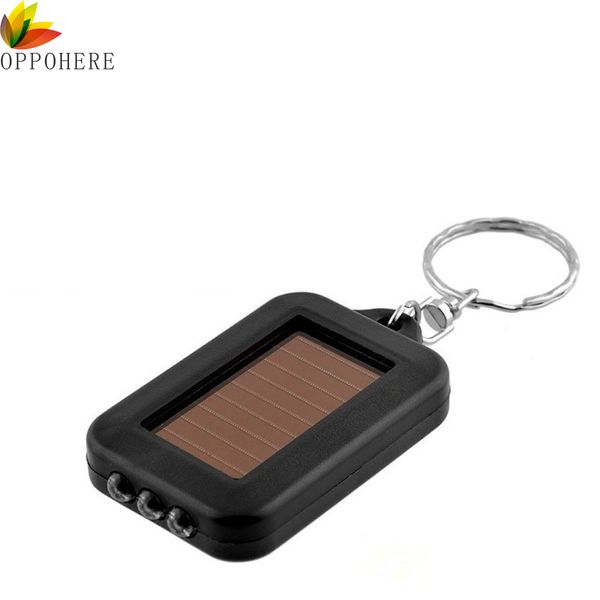 oppohere portable outdoor solar power 3 led light keychain keyring torch lamps, Silver
oppohere portable outdoor solar power 3 led light keychain keyring torch lamps, Silver