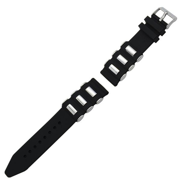 xberstar universal watchband black silicone rubber watch strap 20mm 22mm 24mm 26mm stainless buckle belt bracelet strap, Black;brown
xberstar universal watchband black silicone rubber watch strap 20mm 22mm 24mm 26mm stainless buckle belt bracelet strap, Black;brown