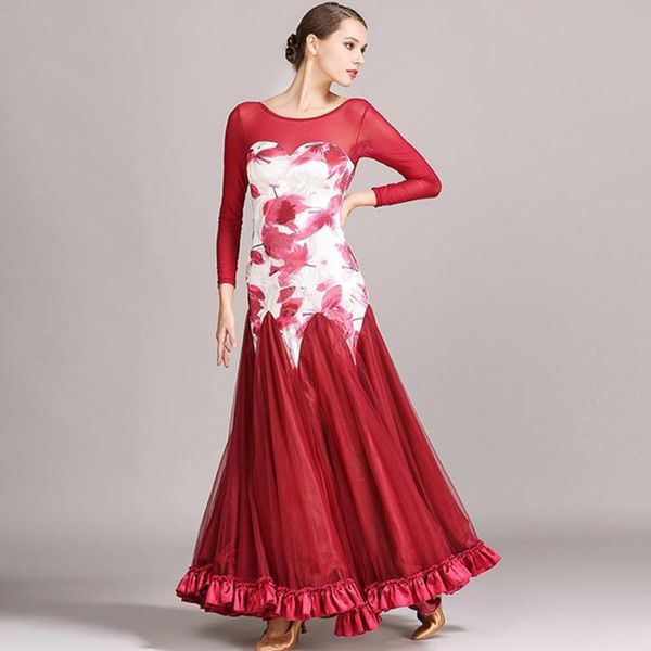 ballroom dance competition dresses women velvet ballroom waltz standard costume ladies tango foxtrot skirt, Black;red
ballroom dance competition dresses women velvet ballroom waltz standard costume ladies tango foxtrot skirt, Black;red