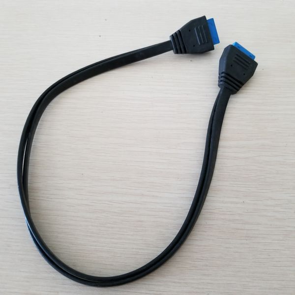 motherboard 20pin/19pin usb 3.0 power data extension flat cable female to female 50cm
motherboard 20pin/19pin usb 3.0 power data extension flat cable female to female 50cm