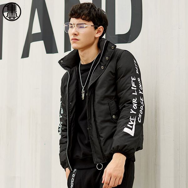 men's 2017 winter new black words printed back draped down coat fashion stand collar long sleeve pockets down jacket 75yr856hx
men's 2017 winter new black words printed back draped down coat fashion stand collar long sleeve pockets down jacket 75yr856hx