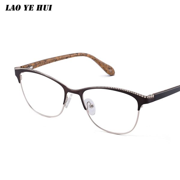 lao ye hui 2018 fashion reading eyeglasses optical glasses frames new glasses women frame alloy frame clear ac 801180, Silver
lao ye hui 2018 fashion reading eyeglasses optical glasses frames new glasses women frame alloy frame clear ac 801180, Silver