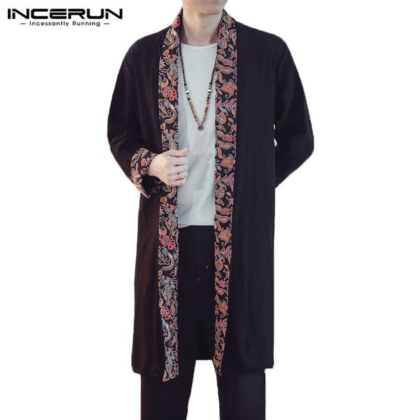 brand japan style cardigan men's coat long sleeve open stitch kimono floral autumn coat loose patchwork outwear hombre shirt, Tan;black
brand japan style cardigan men's coat long sleeve open stitch kimono floral autumn coat loose patchwork outwear hombre shirt, Tan;black
