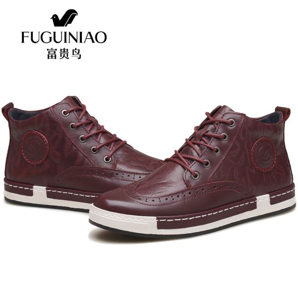 fashion brogue casual men boots winter genuine leather luxury male plush botas hombre ankle boot brand fur chaussure homme flats, Black
fashion brogue casual men boots winter genuine leather luxury male plush botas hombre ankle boot brand fur chaussure homme flats, Black