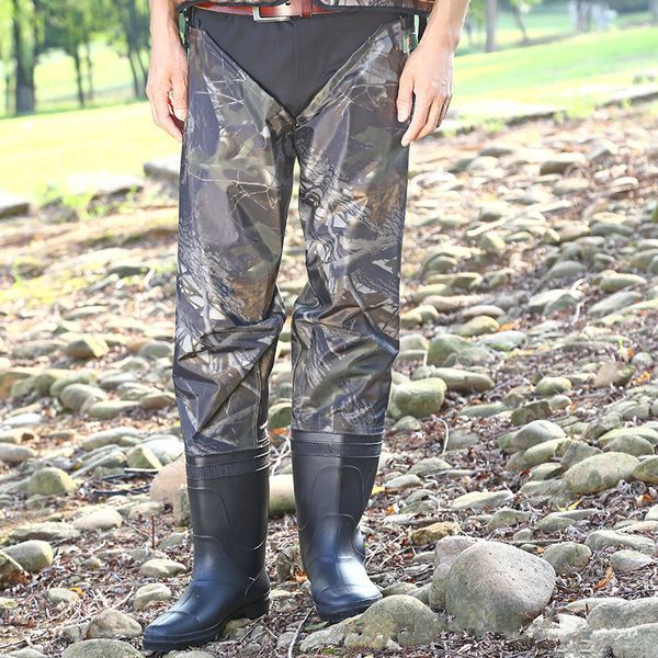 outdoor fishing waterproof wading pants fisherman catch fish hunting wearproof pvc rubber camouflage water trousers, Camo;black
outdoor fishing waterproof wading pants fisherman catch fish hunting wearproof pvc rubber camouflage water trousers, Camo;black