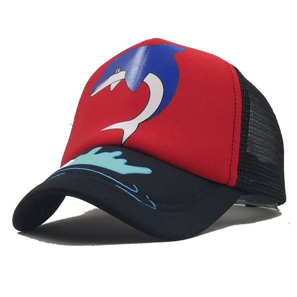 summer breathable mesh children baseball cap hats kids cute cartoon dolphin snapback cap adjustable sun hats boys girls caps, Blue;gray
summer breathable mesh children baseball cap hats kids cute cartoon dolphin snapback cap adjustable sun hats boys girls caps, Blue;gray