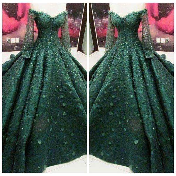 2021 long sleeves dark green prom dresses 3d flowers adorned formal vestidos de evening party gowns women maxi dresses lace, Black
2021 long sleeves dark green prom dresses 3d flowers adorned formal vestidos de evening party gowns women maxi dresses lace, Black