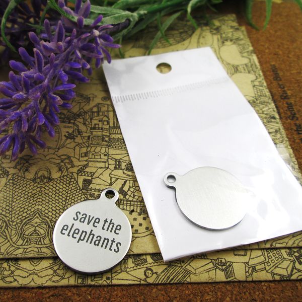 40pcs--" save the elephants"stainless steel charms more style for choosing diy charms pendants for necklace, Bronze;silver
40pcs--" save the elephants"stainless steel charms more style for choosing diy charms pendants for necklace, Bronze;silver