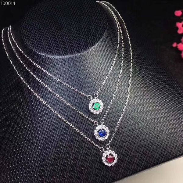 fashion small round natural blue sapphire necklace natural ruby emerald pendant necklace s925 silver girl party gift jewelery
fashion small round natural blue sapphire necklace natural ruby emerald pendant necklace s925 silver girl party gift jewelery