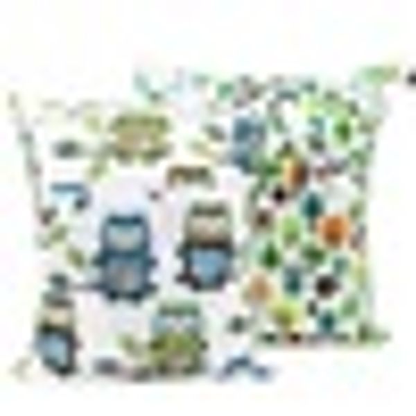 30*36cm 2pcs reusable waterproof fashion prints wet dry diaper bag double pocket cloth handle wetbags
30*36cm 2pcs reusable waterproof fashion prints wet dry diaper bag double pocket cloth handle wetbags