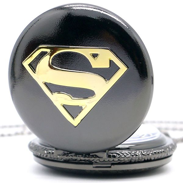 antique black case quartz pocket watch hero mark pendant popular steampunk men women dress watches gifts for children, Slivery;golden
antique black case quartz pocket watch hero mark pendant popular steampunk men women dress watches gifts for children, Slivery;golden