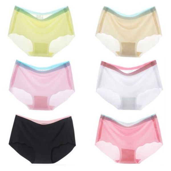 6 pieces a lot women's ultra-thin panties original cotton seamless traceless cotton lingerie underwear panties briefs candiy colors df, Black;pink
6 pieces a lot women's ultra-thin panties original cotton seamless traceless cotton lingerie underwear panties briefs candiy colors df, Black;pink