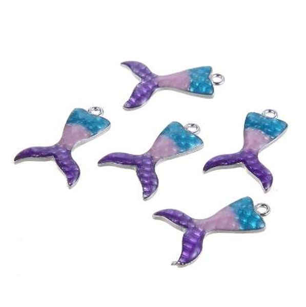 10pcs alloy colorful oil drop mermaid tail charms pendants diy mermaid necklace bracelet keychain making jewelry accessories, Bronze;silver
10pcs alloy colorful oil drop mermaid tail charms pendants diy mermaid necklace bracelet keychain making jewelry accessories, Bronze;silver