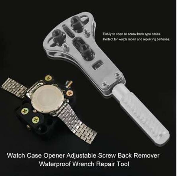 18 pins replaceabl parts with steel watch back case opener adjustable screw back remover waterproof wrench repair tool sets new
18 pins replaceabl parts with steel watch back case opener adjustable screw back remover waterproof wrench repair tool sets new