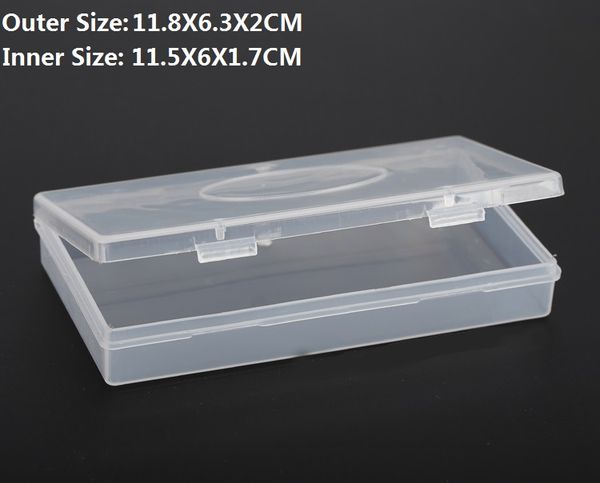 2pcs/lot small transparent box clear plastic plastic electronic hardware parts storage box tools box11.8x6.3x2cm
2pcs/lot small transparent box clear plastic plastic electronic hardware parts storage box tools box11.8x6.3x2cm