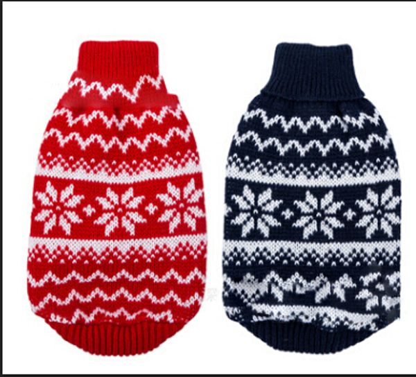 christmas pet dog sweater blue red sweaters with snowflake pattern dog winter warm costumes puppy clothes
christmas pet dog sweater blue red sweaters with snowflake pattern dog winter warm costumes puppy clothes